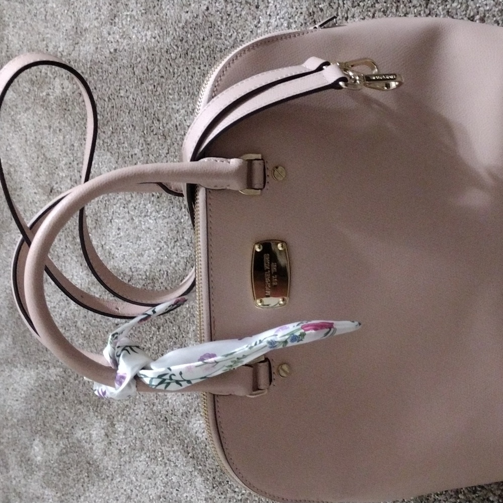 Michael Kors Soft Pink Leather Satchel